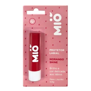 Protetor Labial Mió Sabor Morango Shine 3,6g