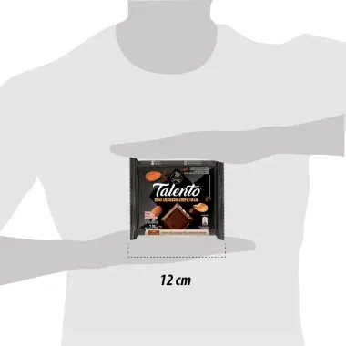 Chocolate Garoto Talento Meio Amargo com Amêndoas 85g