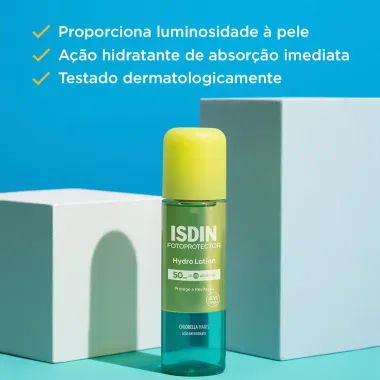 Protetor Solar Corporal Isdin HydroLotion FPS 50 com 200ml