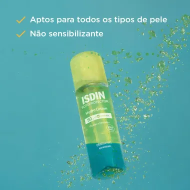 Protetor Solar Corporal Isdin HydroLotion FPS 50 com 200ml