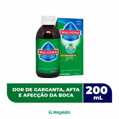 Malvona Solução Antisséptica Bucal 200ml