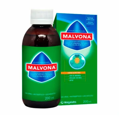 Malvona Solução Antisséptica Bucal 200ml