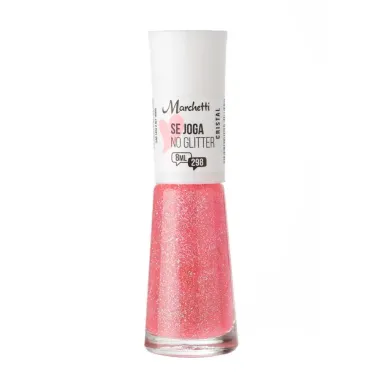 Esmalte Marchetti Coleção Gliterinada Se Joga No Glitter 298 com 8ml