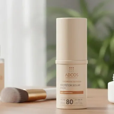 Protetor Solar Adcos Tonalizante Base Stick Beige FPS80 17g