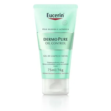 Eucerin Dermo Pure Oil Control Gel de Limpeza Facial 75ml