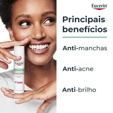 Eucerin S&eacute;rum Facial Antiacne Dermo Pure Efeito Triplo 40ml