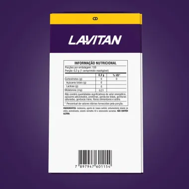 Lavitan Melatonina Sabor Morango com 150 Comprimidos Mastigáveis
