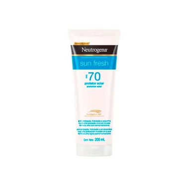 Kit Protetor Solar Neutrogena Sun Fresh FPS 70 200ml Ganhe Protetor Solar Facial FPS 70 40g