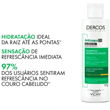 Dercos Shampoo Anticaspa Intensivo Vichy 125ml