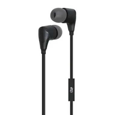 Fone de Ouvido com Microfone I2GO Intra-Auricular Plus Cor Preto Com Cinza 1 Unidade