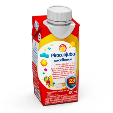 Bebida Láctea Piracanjuba Excellence 200ml lado