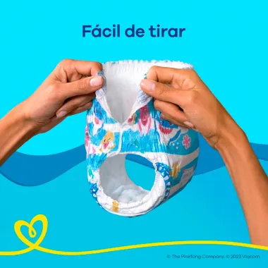 Fralda Pampers Splashers para Nadar Baby Shark XG com 10 Unidades Descart&aacute;veis