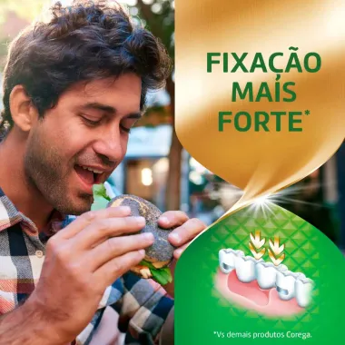 Corega Ultra Creme Fixador de Dentadura Sabor Menta 40g