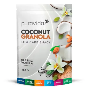 Coconut Granola Puravida Classic Vanilla 180g