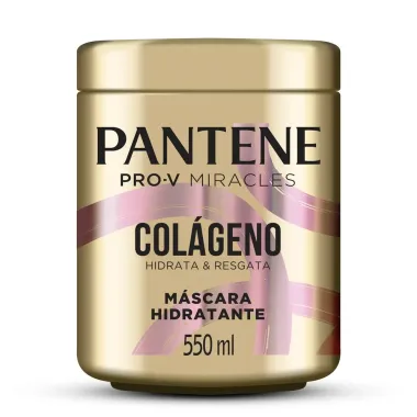 Máscara Hidratante Pantene Colágeno Hidrata e Resgata 550ml