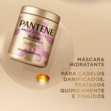 Máscara Hidratante Pantene Colágeno Hidrata e Resgata 550ml