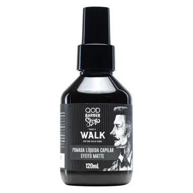 Pomada Capilar Líquida QOD Barber Shop Walk 120ml