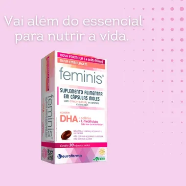 Feminis DHA com 30 Cápsulas Moles