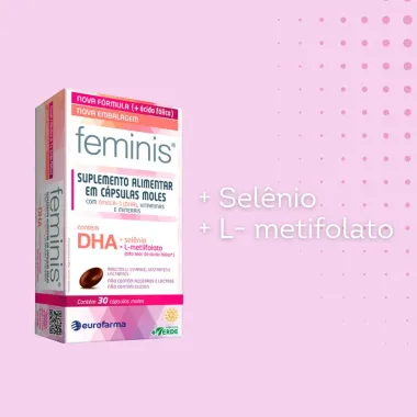 Feminis DHA com 30 Cápsulas Moles