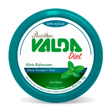 Pastilha Valda Diet 50g