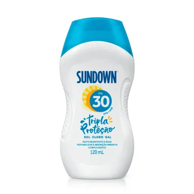 Protetor Solar Sundown Praia e Piscina FPS 30 120ml