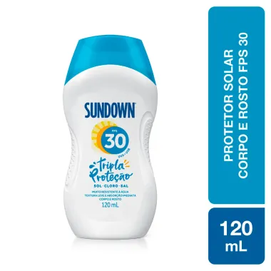 Protetor Solar Sundown Praia e Piscina FPS 30 120ml