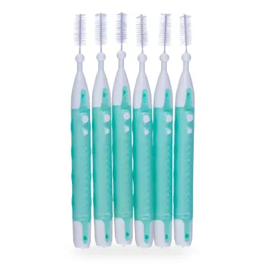 Escova Interdental Bitufo Interclean Fina Cilíndrica com 6 Unidades