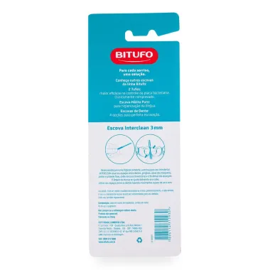 Escova Interdental Bitufo Interclean Extra Fina 6 Unidades