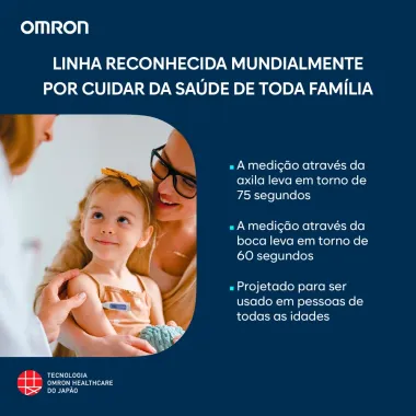 Term&ocirc;metro Digital Omron Branco MC-246 1 Unidade