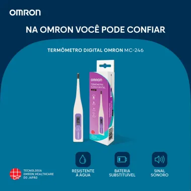 Term&ocirc;metro Digital Omron Branco MC-246 1 Unidade
