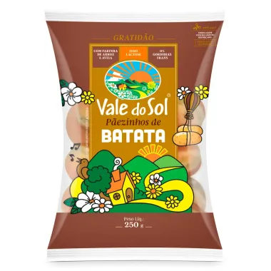 Pãezinhos de Batata Vale do Sol 250g