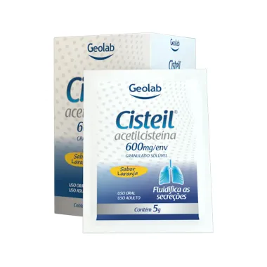 Cisteil 600mg Granulado Envelopes com 16 Unidades de 5g cada