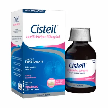 Cisteil 20mg/ml Xarope Pediátrico com 120ml