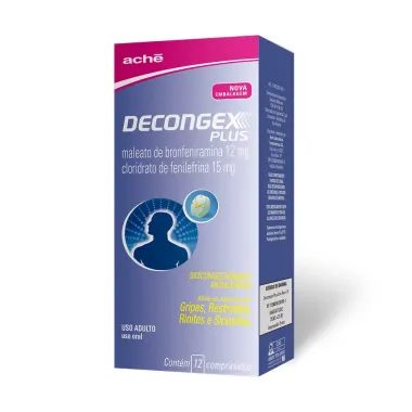 Decongex Plus com 12 Comprimidos