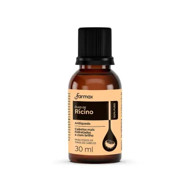 Óleo de Rícino Capilar Farmax 100% Puro 30ml