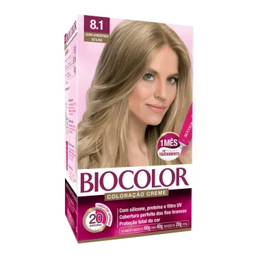 Tinta de Cabelo Biocolor Louro Acinzentado Estiloso 8.1