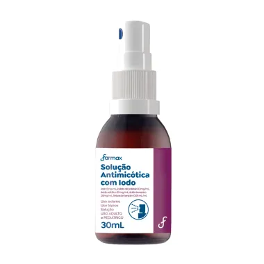 Solução Antimicótica com Iodo Farmax 30ml