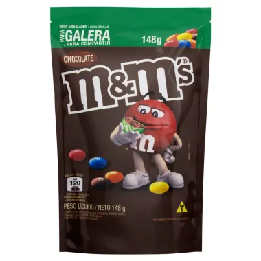 Confeitos M&M Chocolate ao Leite 148g