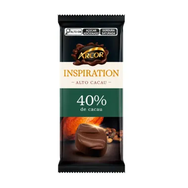 Chocolate Arcor Inspiration Alto Cacau 40% 80g