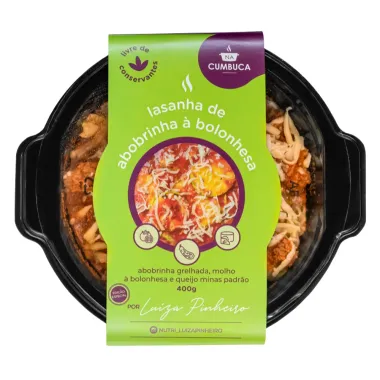 Lasanha de Abobrinha na Cumbuca 400g