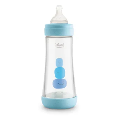 Mamadeira Chicco Perfect 5 4+ Meses Azul 300ml