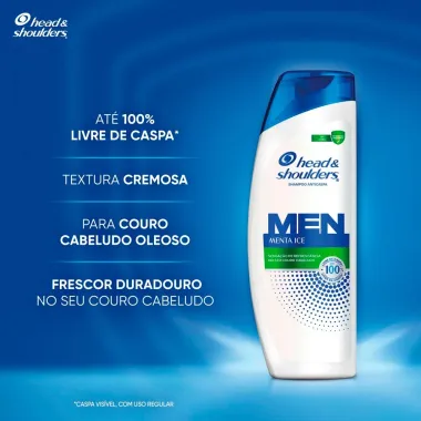 Shampoo Anticaspa Head & Shoulders Menta Ice 400ml