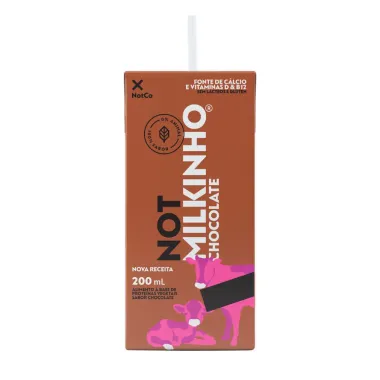Not Milkinho Sabor Chocolate Bebida à Base de Proteína Vegetal 200ml
