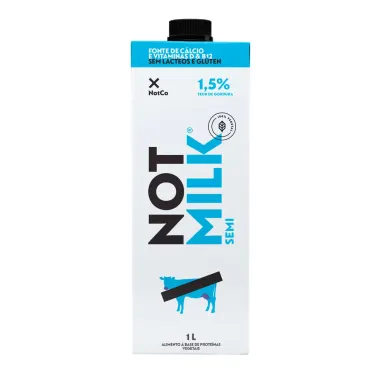 Not Milk Semi Bebida à Base de Proteína Vegetal 1 Litro