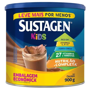 Complemento Alimentar Sustagen Kids Sabor Chocolate Lata 900g