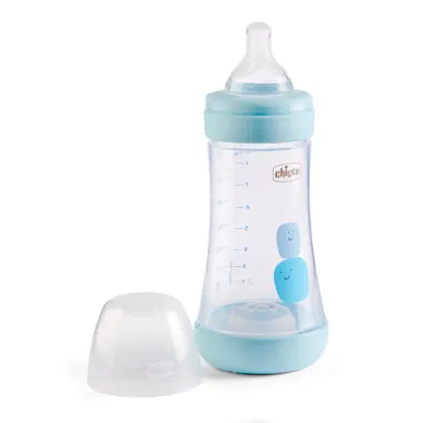 Mamadeira Chicco Perfect 5 2+ Meses Azul 240ml