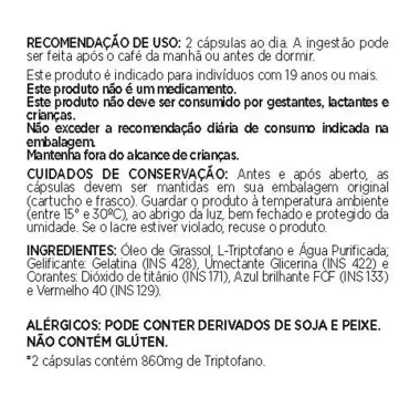 Triptofano Mió 860mg com 60 Cápsulas