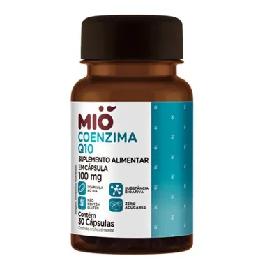 Coenzima Q10 100mg Mió com 30 Cápsulas