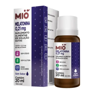 Melatonina Mió Sem Sabor Gotas com 20ml