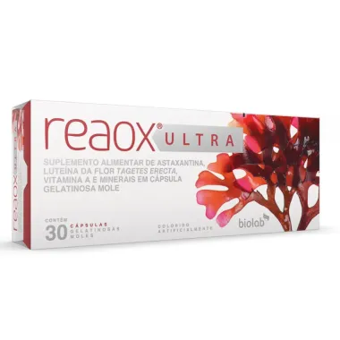 Reaox Ultra com 30 Cápsulas Gelatinosas Moles